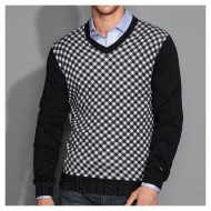 TOMMY HILFIGER SWETER MESKI V-NECK 